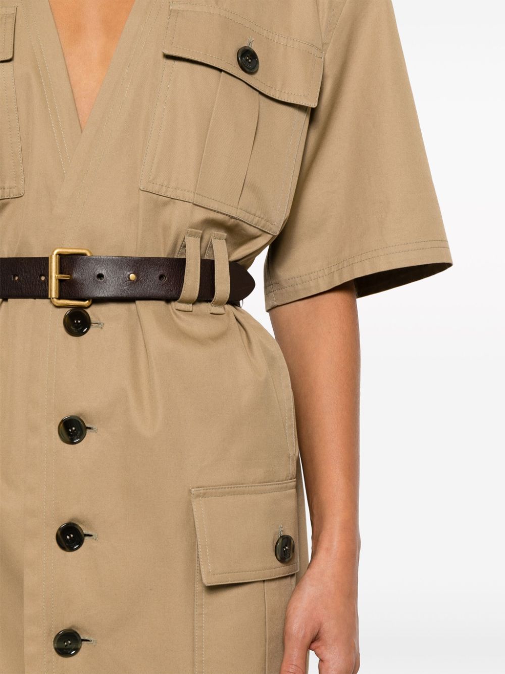 Saint セントローレントコットンツイルミディドレス - Image 4