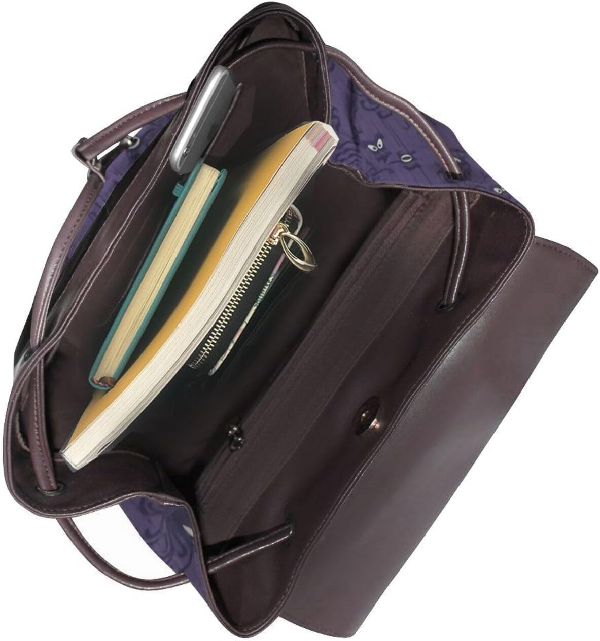 Haunted Mansion - Mochila para mujer, de cuero, a la moda, lindas mochilas pequeñas, ligeras, informales, viajes, senderismo, mochila para laptop, mochila de hombro