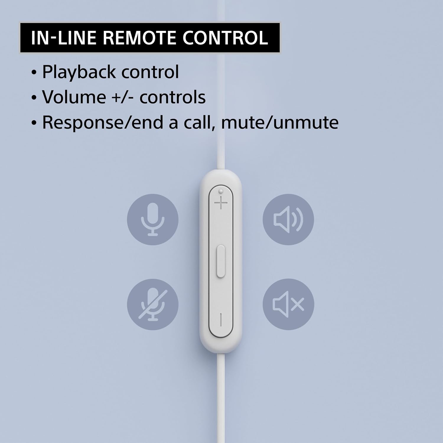 Sony IER-EX15C USB-C Plug Wired In-Ear Headphones for iPhone, Android, Cell Phones, Built-in Multifunction Buttons, Volume and Microphone Control for USB Audio Class 1.0 Devices, Black