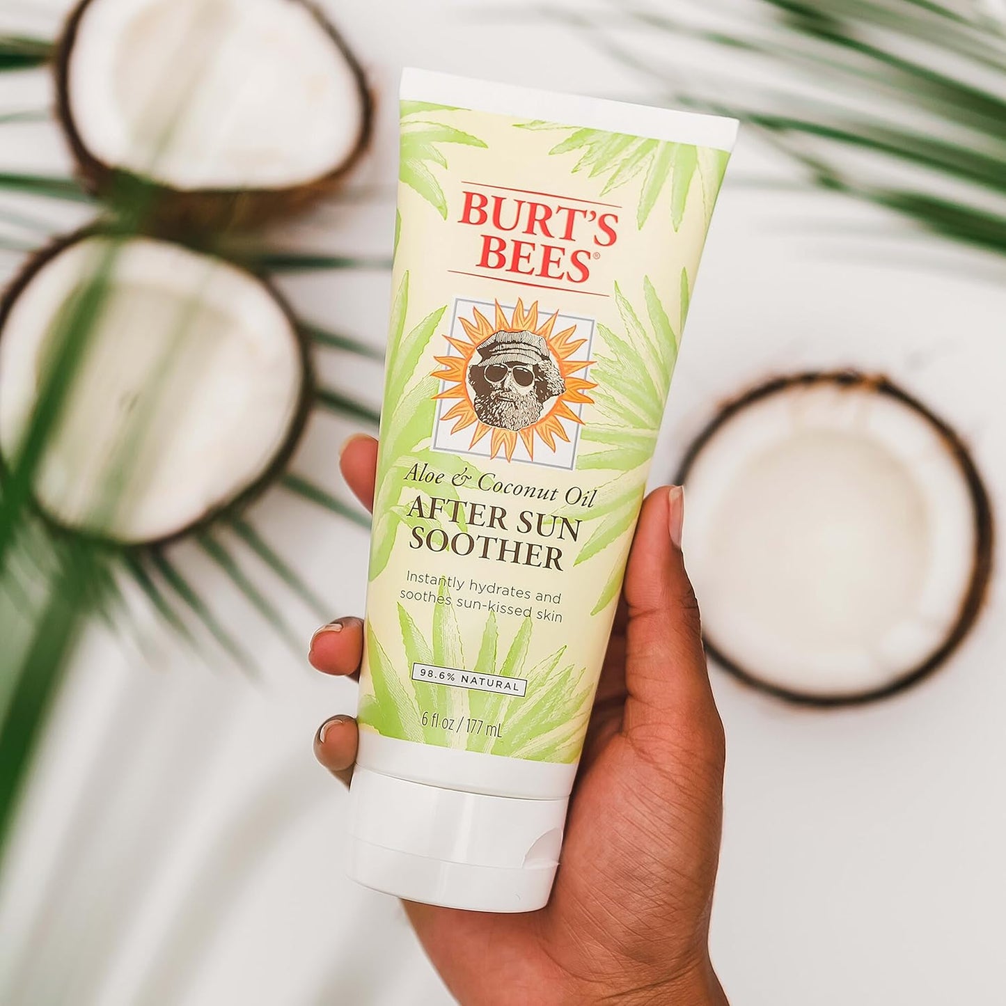 Calmante para después del sol con aloe y tilo, 6 onzas, Burt's Bees , Un solo color