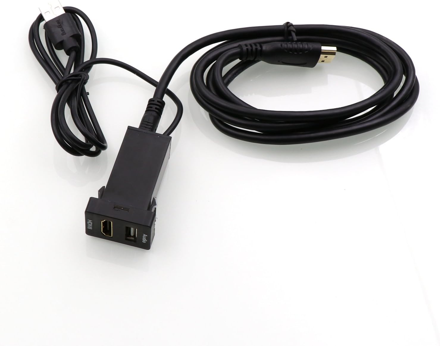 USB Input Port & HDMI Input Port Audio Relay Audio Parts Switch Port Panel for Toyota Cars