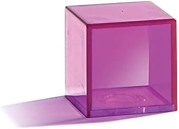 Learning Resources View-Thru(R) Geometric Solids Transparent 3D Shapes LER 4331