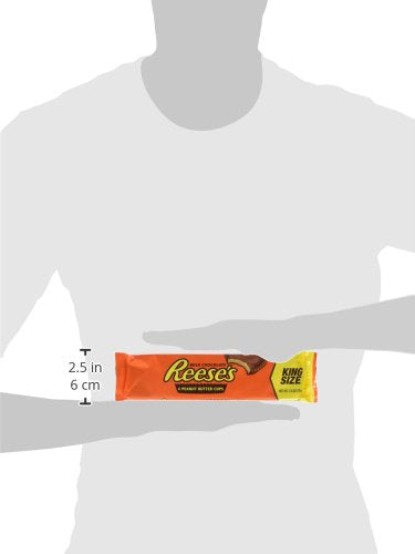 Reese's Taza de mantequilla de maní tamaño King 2.8 oz, 24/caja