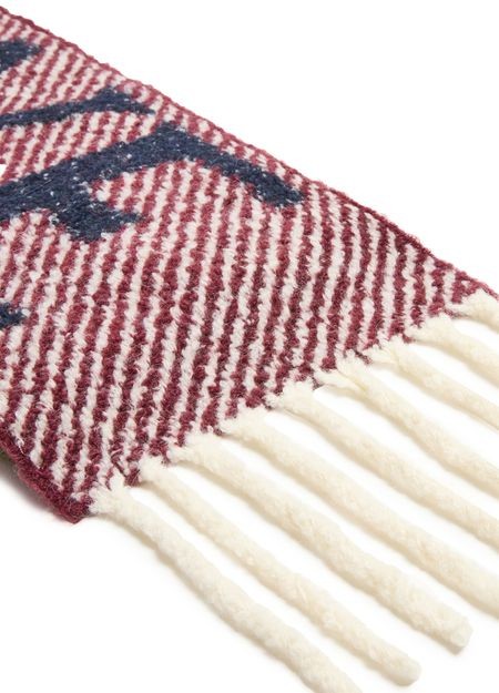 Loewe scarf in alpaca and wool - Image 4