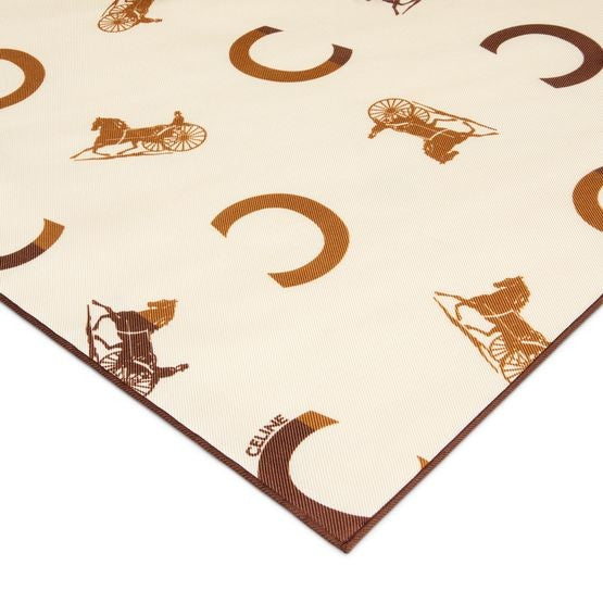 CELINE Bandana in silk twill - Image 4