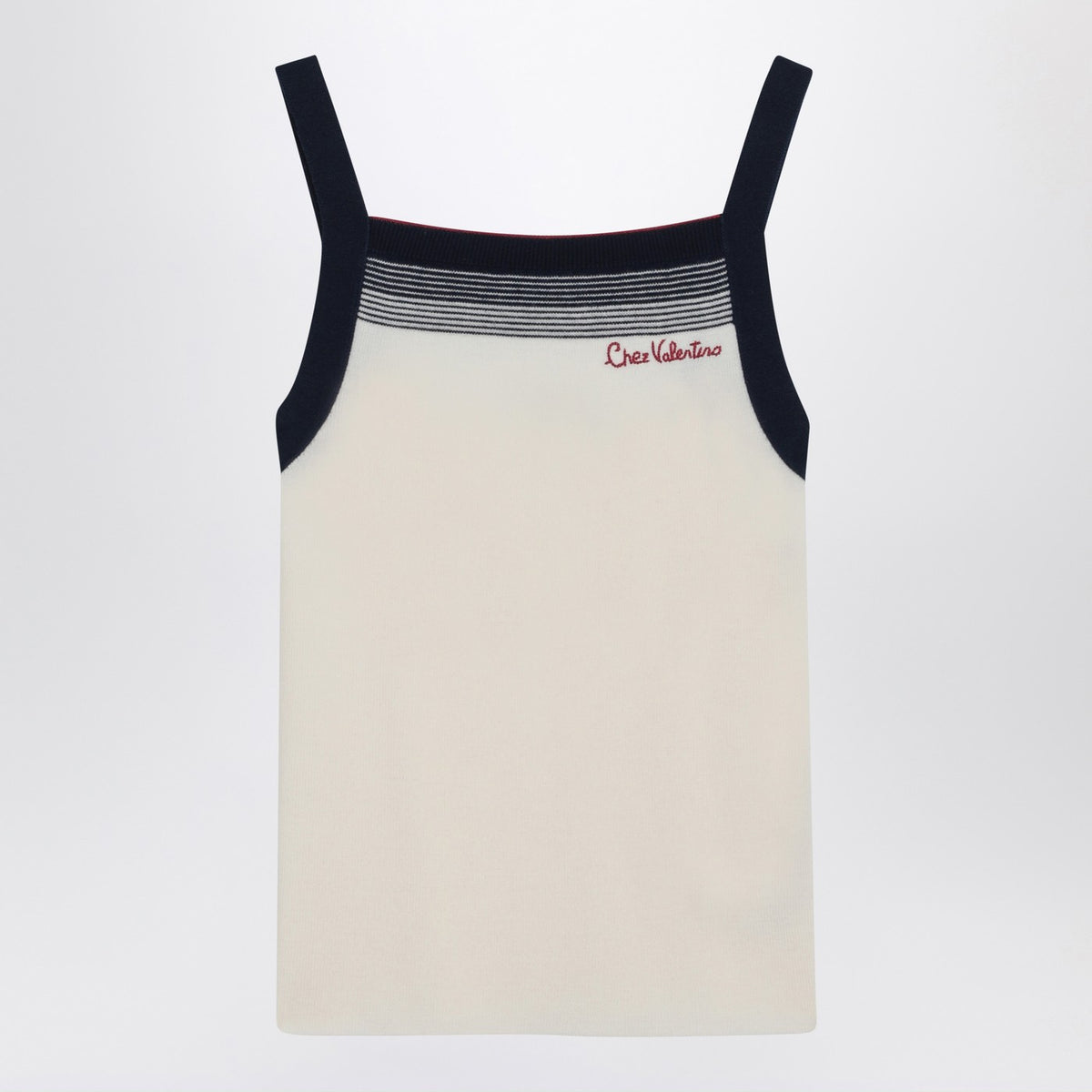 Valentino ウールのChez Valentino刺繍、Valentinoトップ - Image 4