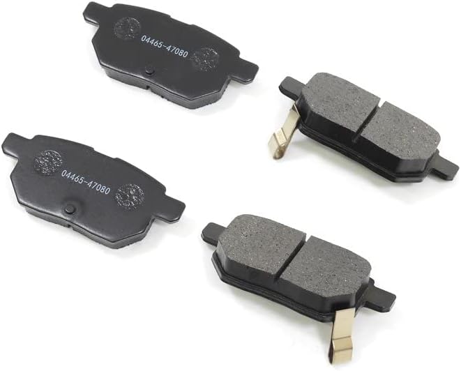 Front and Rear Set, Universal Brake Pads, 50, Prius, ZVW50, ZVW51, ZVW55, Left/Right 8 Pieces, 1 Car Work, Compatible Items, 04465-47070, 04466-47080, etc