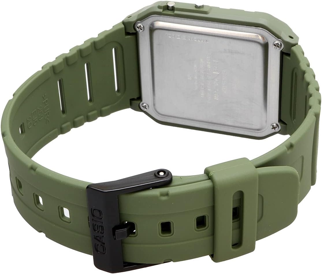 Casio CA-53WF-3B Calculator Watch with Calculator Function, Green, Genuine Box Included, Overseas Model, green