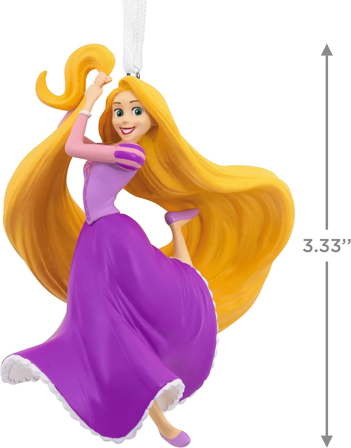 Hallmark Disney Tangled Rapunzel - Adorno navideño de resina (0003HCM0811)
