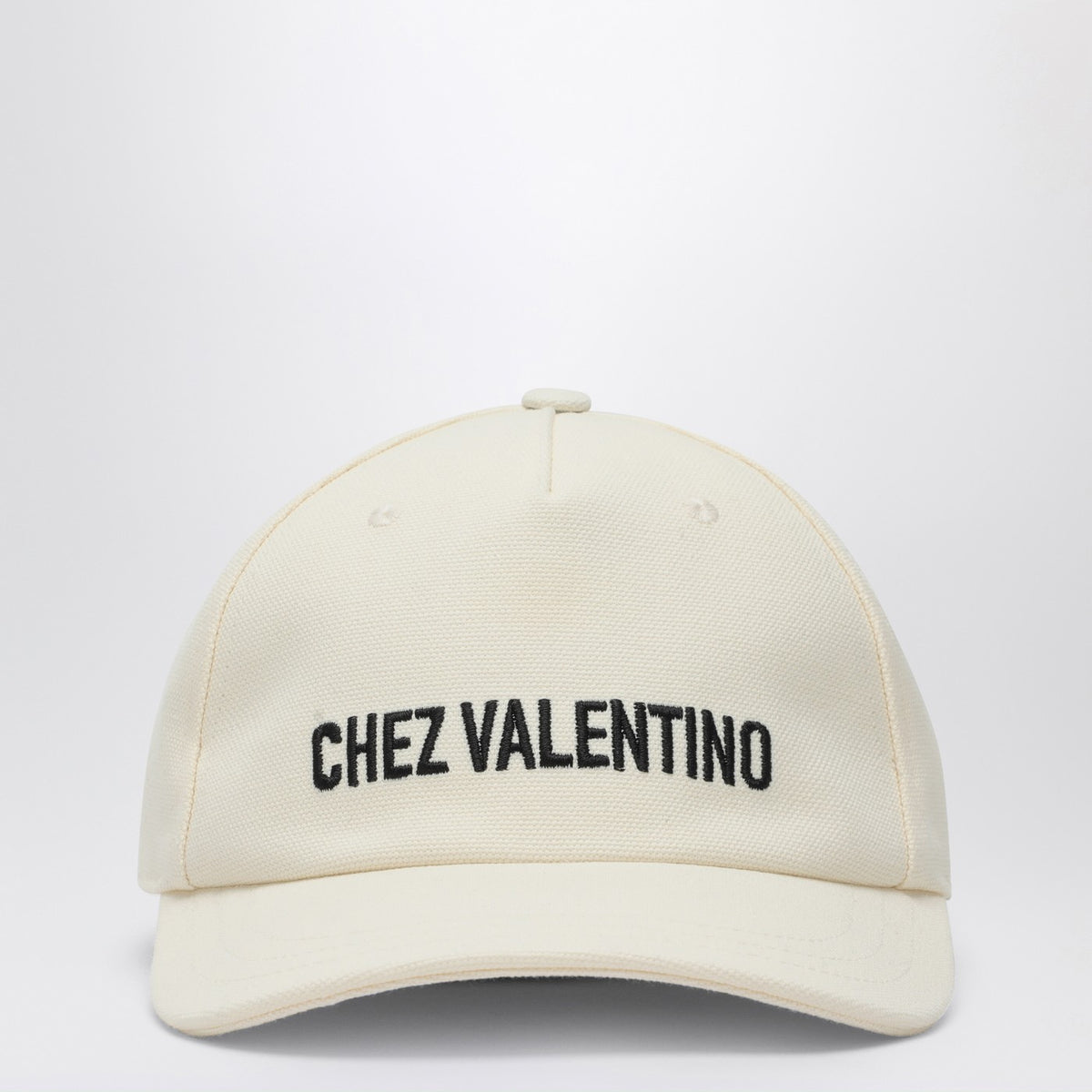 Valentino ヴァレンティーノ・ガラヴァニ・チェス・ヴァレンティーノアイボリー野球帽 - Image 4