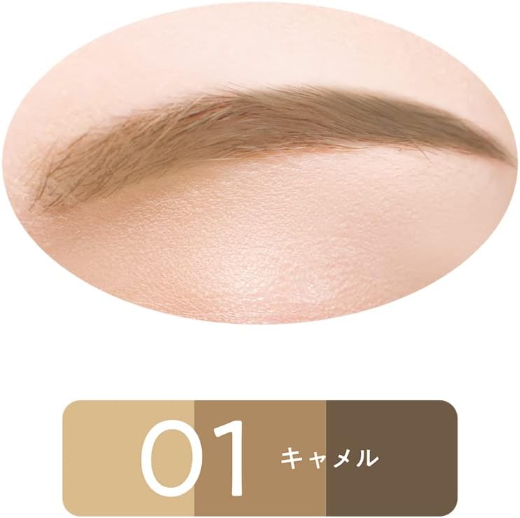 Cezanne Nose & Eyebrow Powder 01, Camel, 0.1 oz (3 g), Nose Contour, Eyebrow Powder, 0.1 oz (3 g), 1 Item