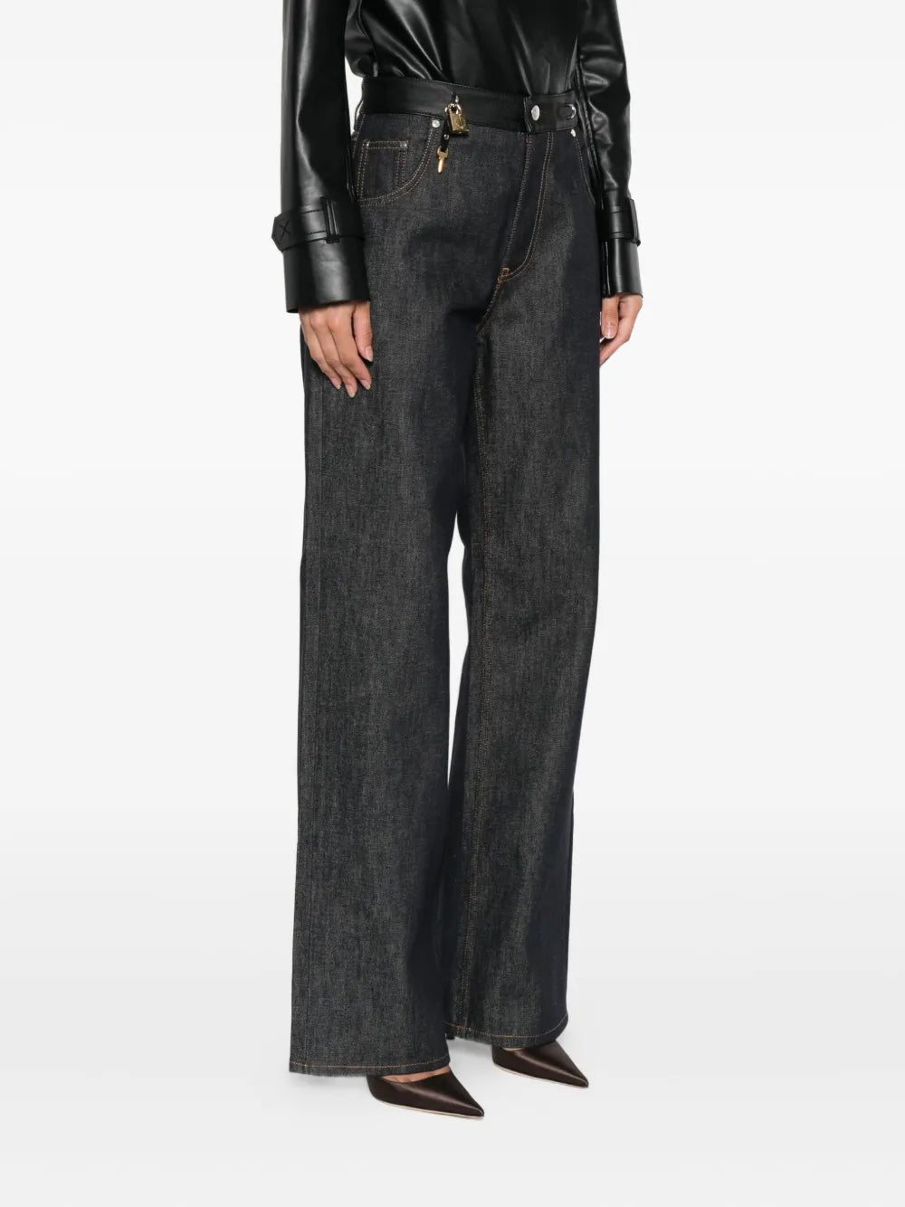 Stella 革で仕上げられた重要な詳細を備えたステラマッカートニージーンズ - Image 4