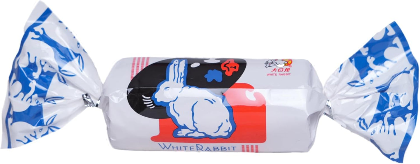 White Rabbit Milk Candy, 1.4 oz (39 g) x 4 Pieces, Candy Mold Wrapping, Gift Wrapping, White Rabbit (White Rabbit), Soft Candy