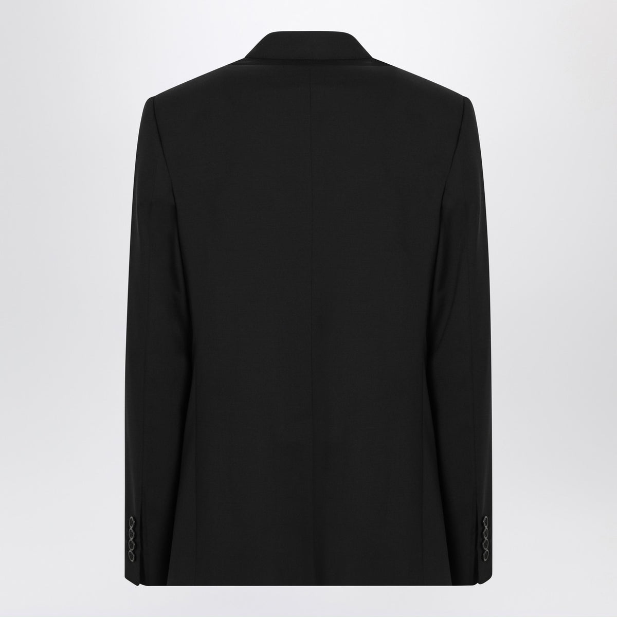 Dolce ドルチェ＆ガッバーナブラックシングル胸肉バージンウールスーツ - Image 4