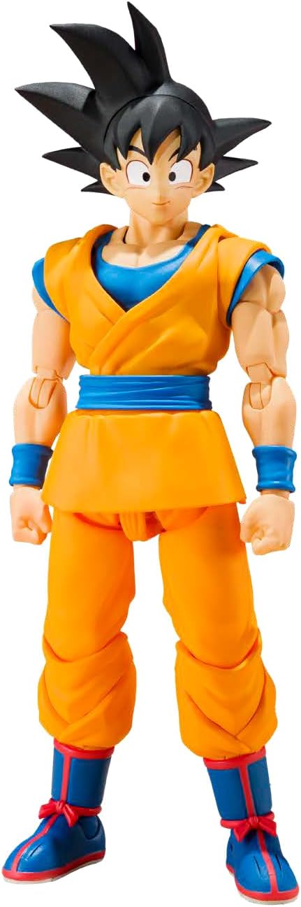 BANDAI SPIRITS S.H. Figuarts Dragon Ball DAIMA Son Goku - DAIMA, Approx. 5.7 inches (145 mm), PVC & ABS, Pre-painted Action Figure