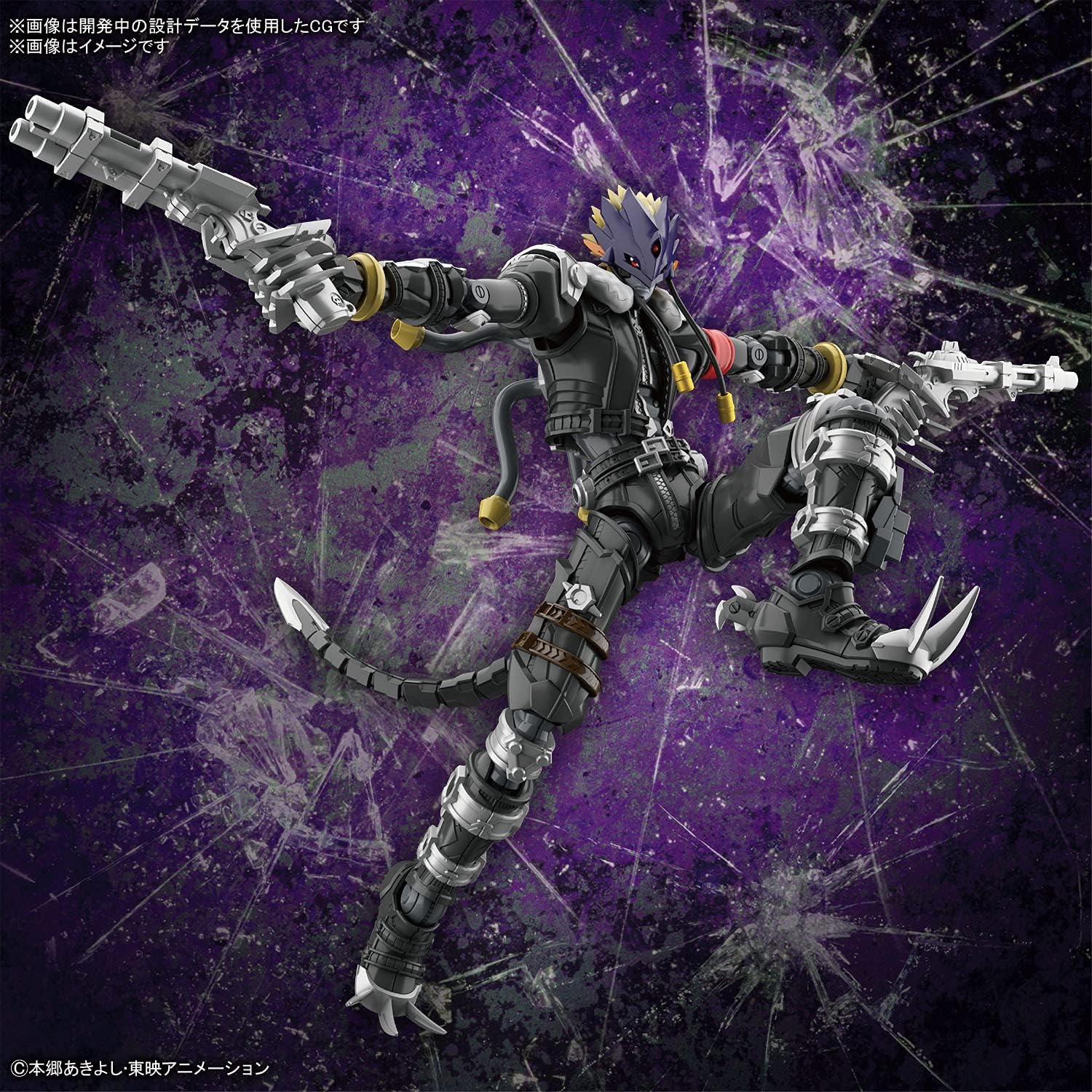 BANDAI SPIRITS Figure-Rise Standard Amplified Digimon Tamers Belzebmon Color Coded Plastic Model