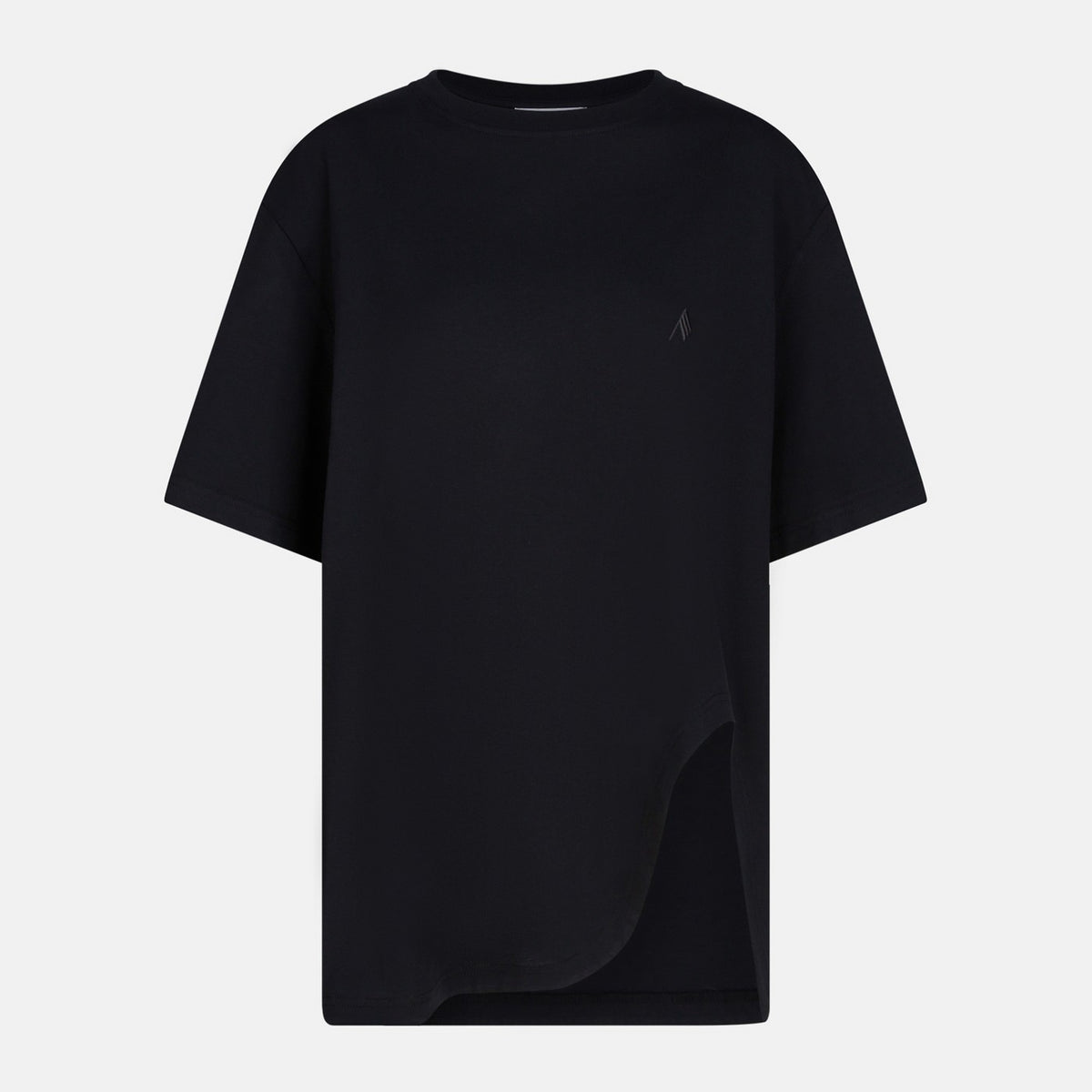 The The Attico ブラック コットン T シャツ - Image 4