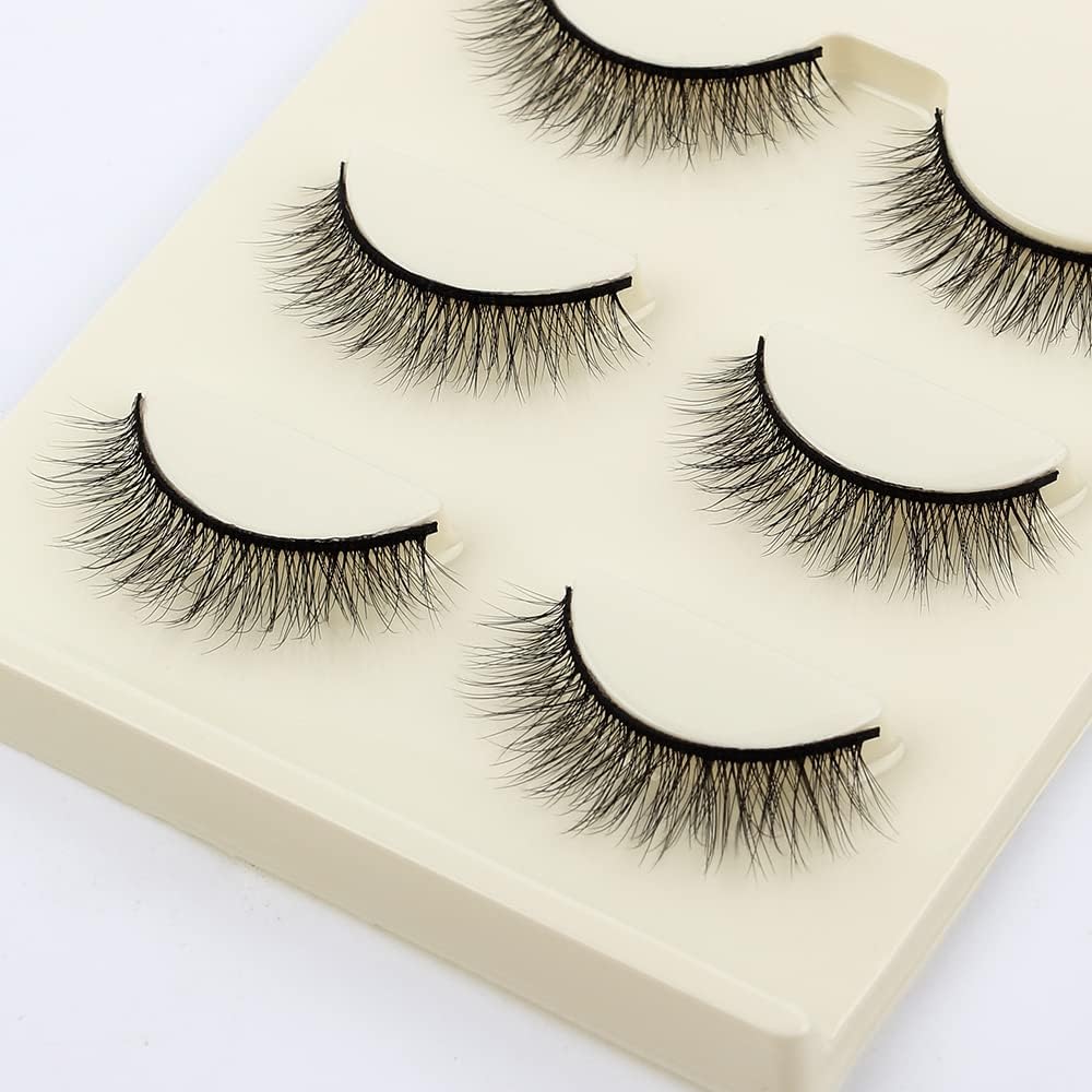 3 Pairs G3 Series False Mink Eyelashes Long Dense Natural Cute Special Design False Eyelashes [Matsudaya] (3DX02)