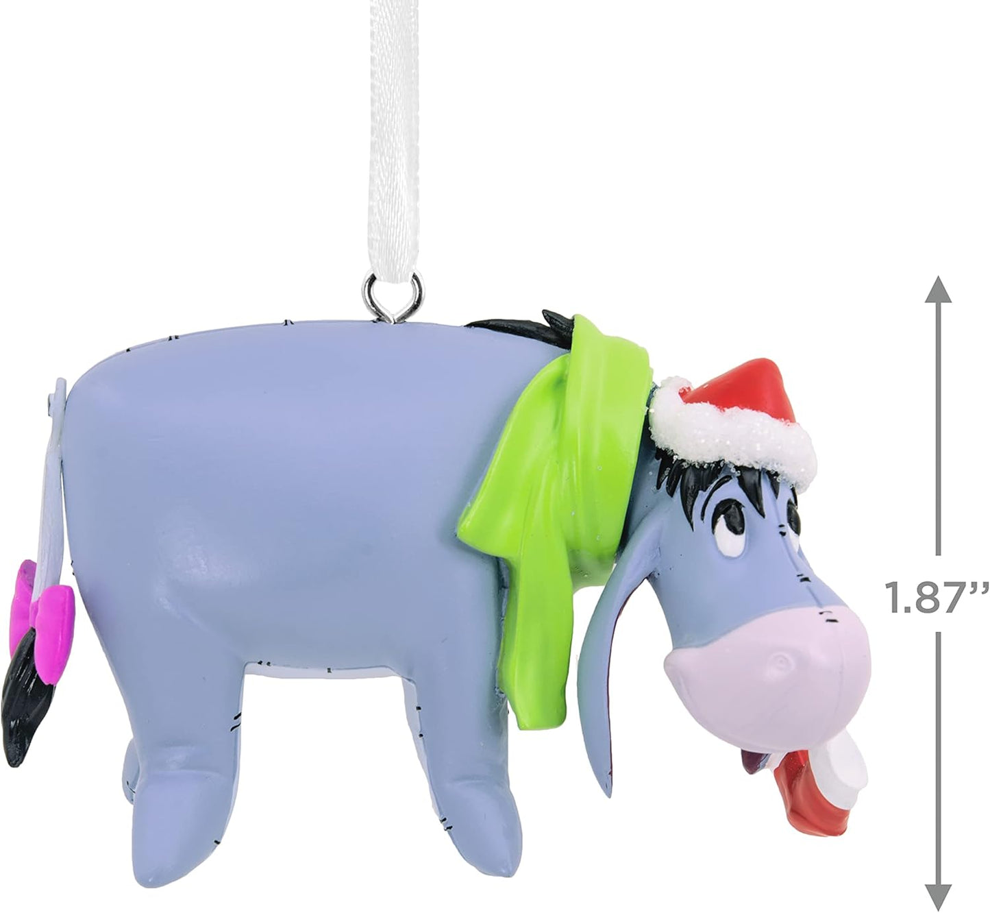 Hallmark Disney Santa Winnie The Pooh - Adorno navideño con maceta de miel