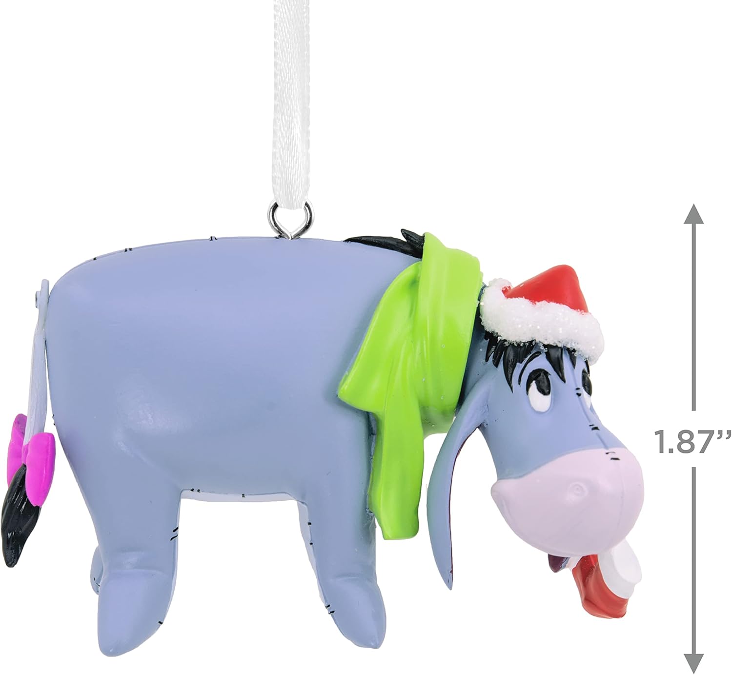 Hallmark Disney Santa Winnie The Pooh - Adorno navideño con maceta de miel