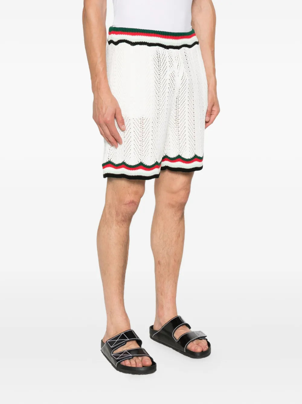 Casablanca 縞模様のディテール付きのカサブランカアスレチックショーツ - Image 4