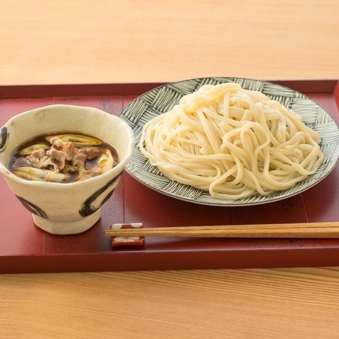 Oji no Sato Saitama Specialty Meat Broth Udon Dry Noodles 3 Servings | Comes with Sauce | 435g | Made with Saitama Prefecture Wheat