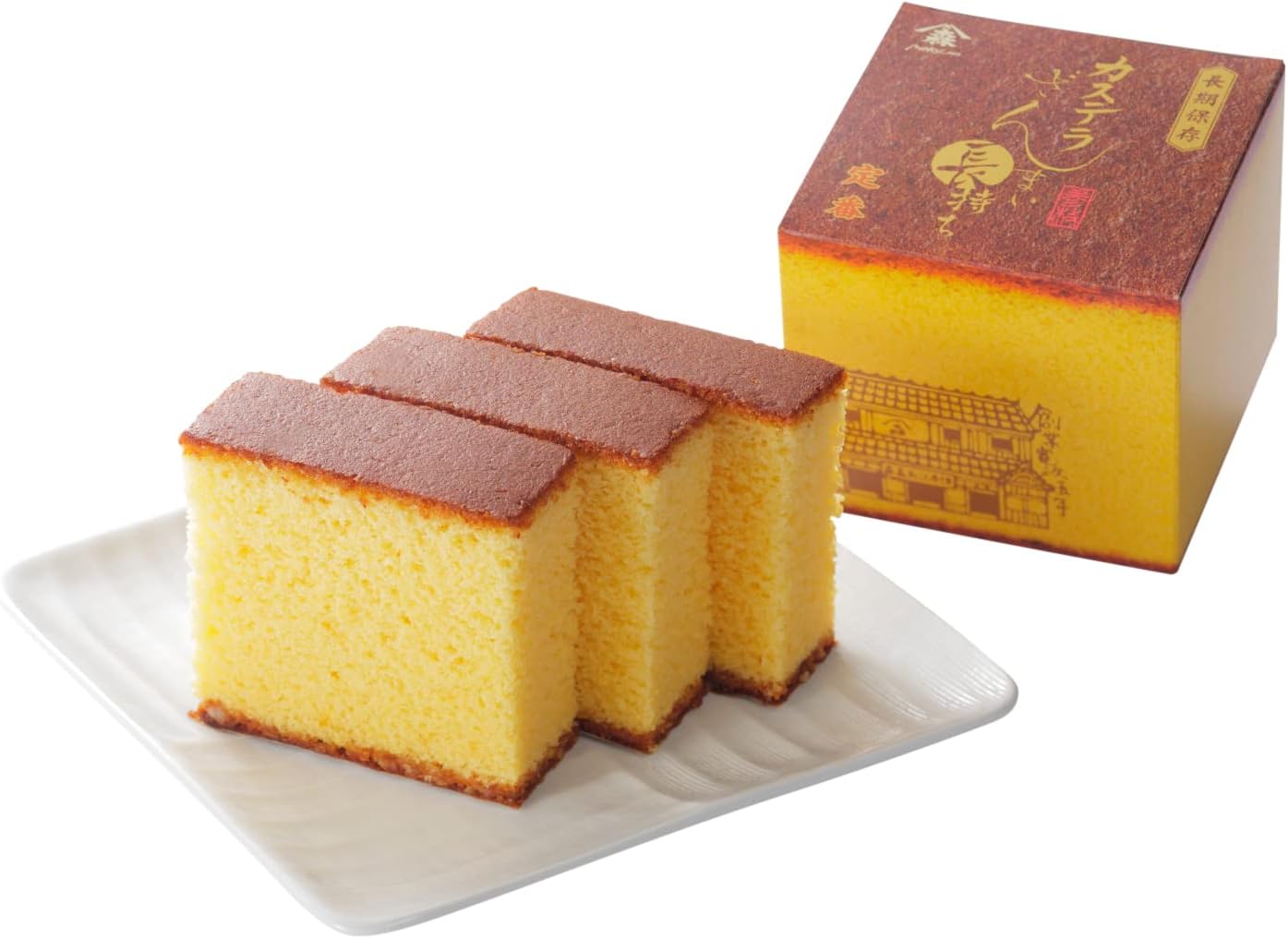 Kashuenzo Morinaga Castella Zanmai Long-lasting (Standard) 2-Piece Set