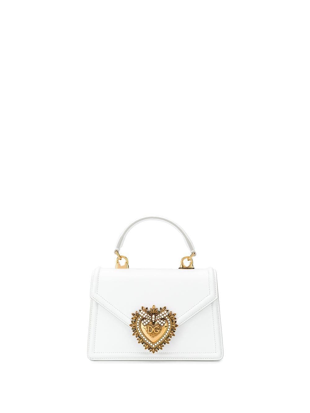 Dolce  Gabbana ドルチェとガッバーナの献身小さな革のハンドバッグ - Image 4
