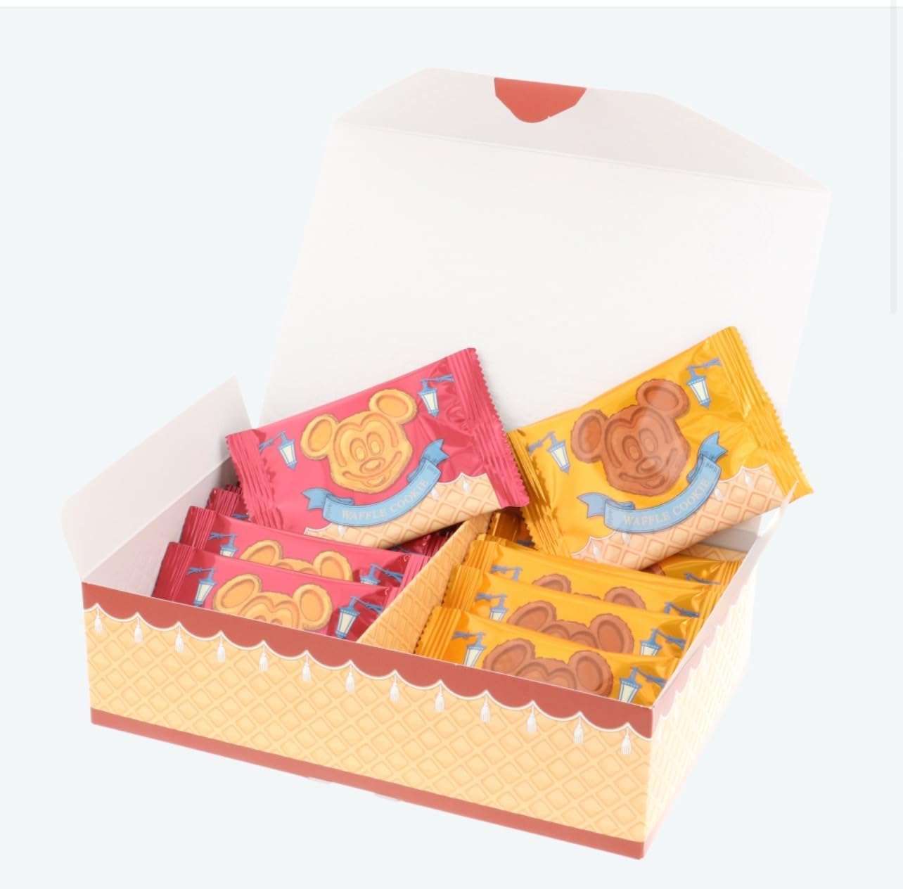 【Tokyo Disney Resort Exclusive】Mickey Mouse Waffle Cookie TDR Sweets Souvenir Disney Goods Present (1 piece, 1 piece)