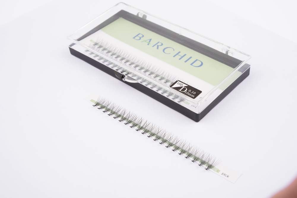 Eyelash Extension 0.04 inch (0.10 mm) Thick C Curl Flare for Self Use Material 10 Bundles 0.4 inch (10 mm) Matsuek