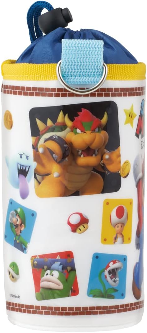 Skater PVPC6-A Enamel Plastic Bottle Case, 16.9 fl oz (500 ml), Super Mario 23