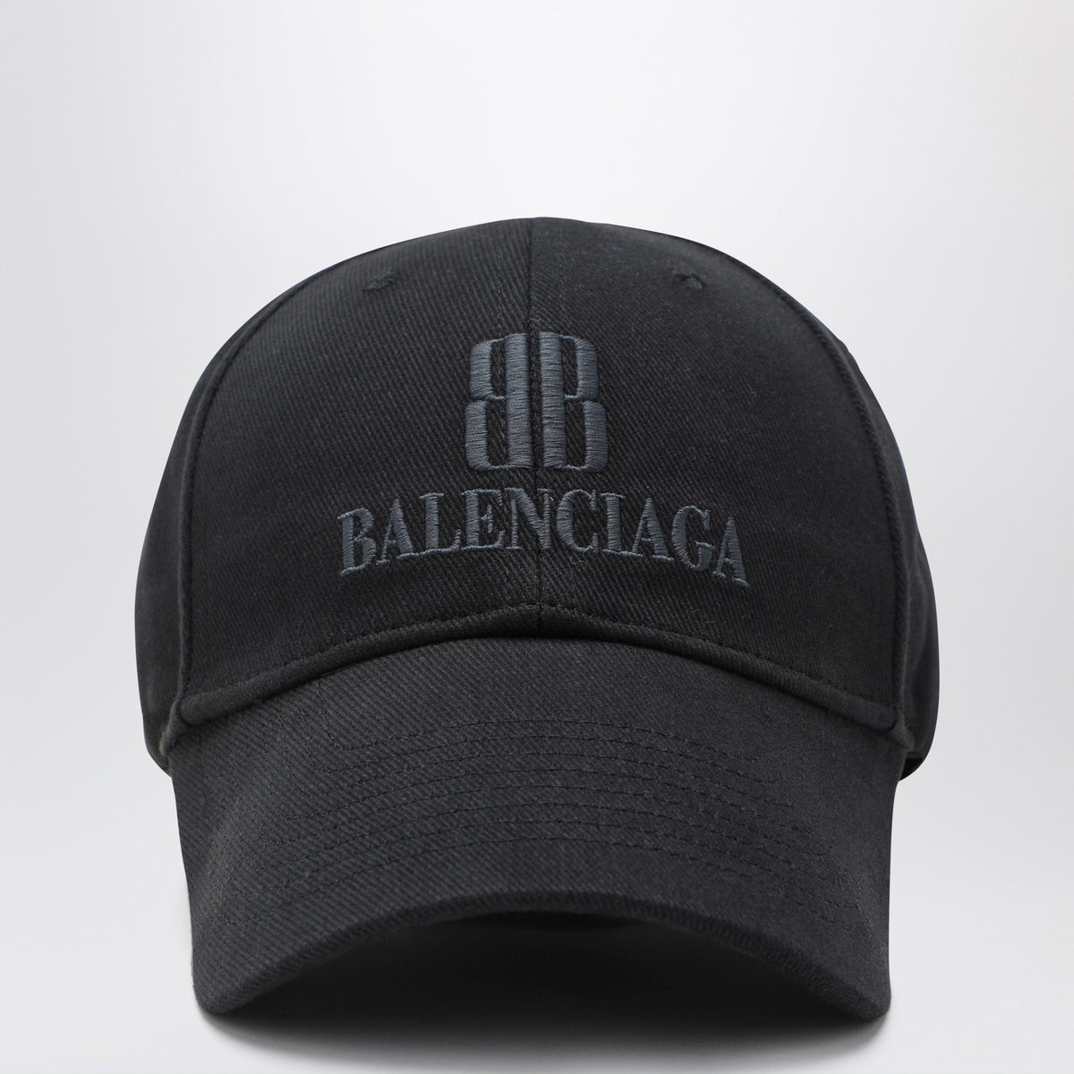 Balenciaga Balenciaga Nano BB Black Baseball Cap - Image 4