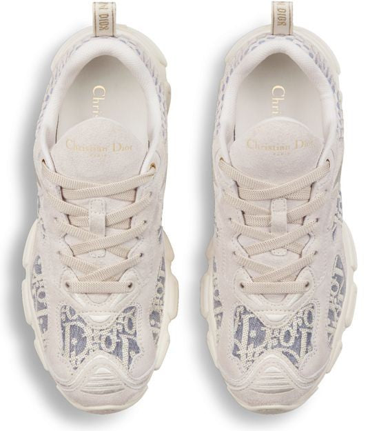 Dior Vibe sneakers jacquard with raffia Dior Oblique motif andsuede calfskin - Image 4