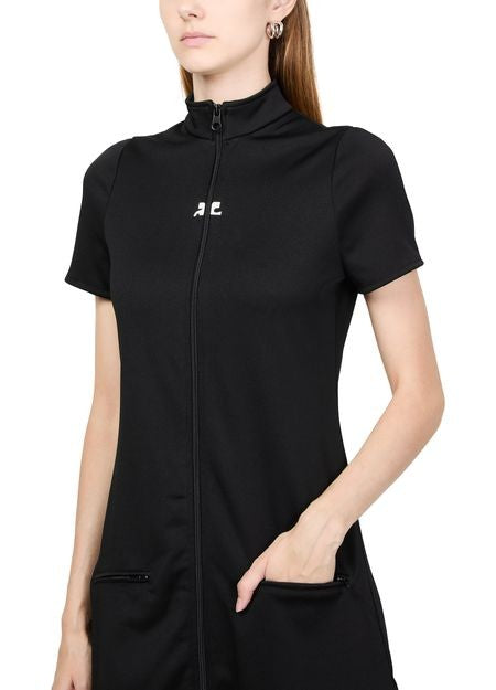 COURREGES Interlock tracksuit mini dress - Image 4