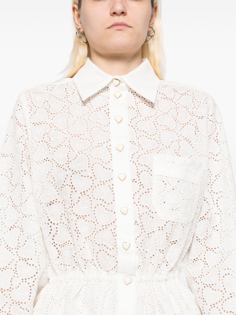 Zimmermann Zimmermann Crush Linen Playsuit - Image 4