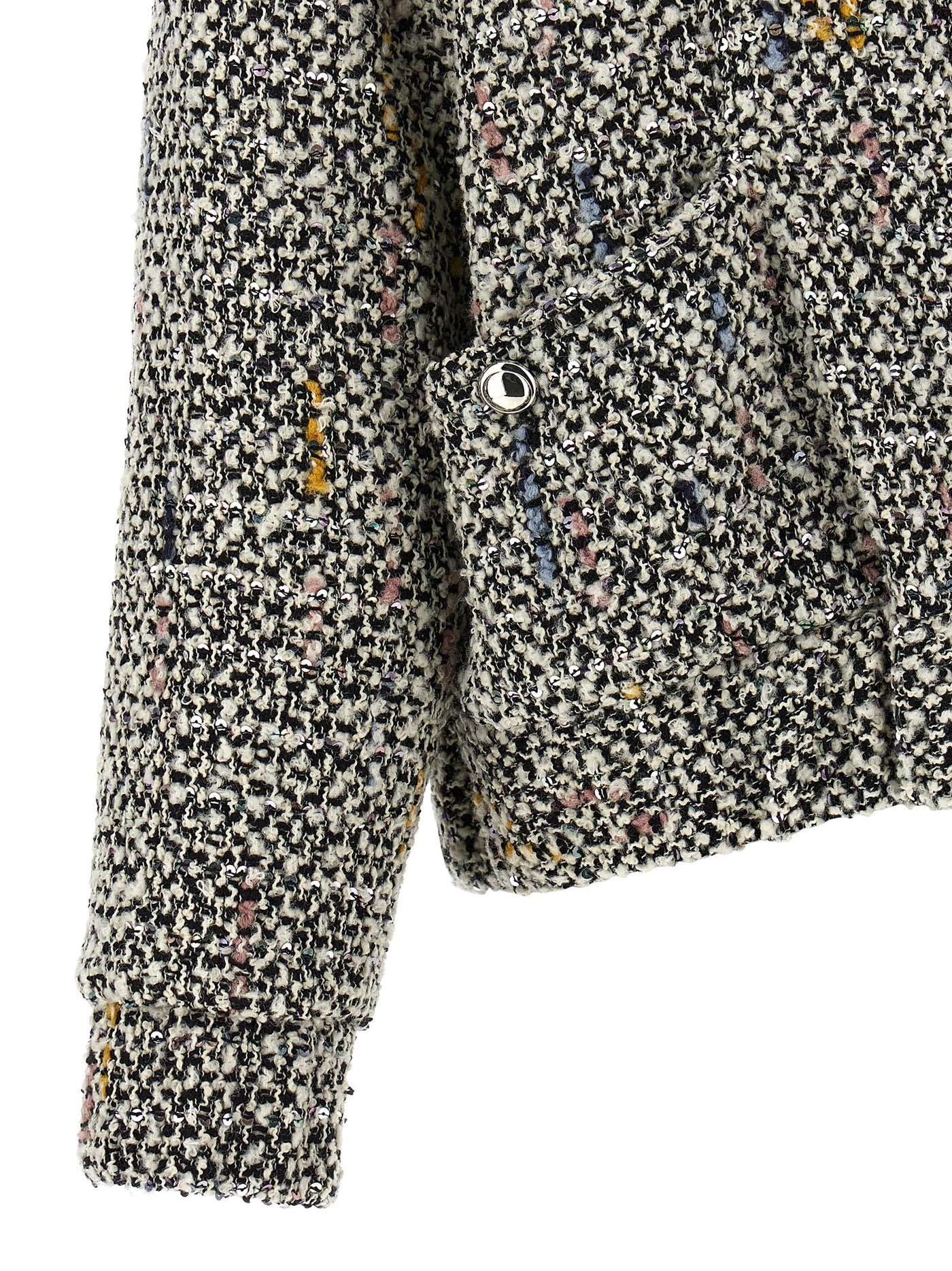 Alessandra Rich アレッサンドラリッチツイードボンバージャケット - Image 4