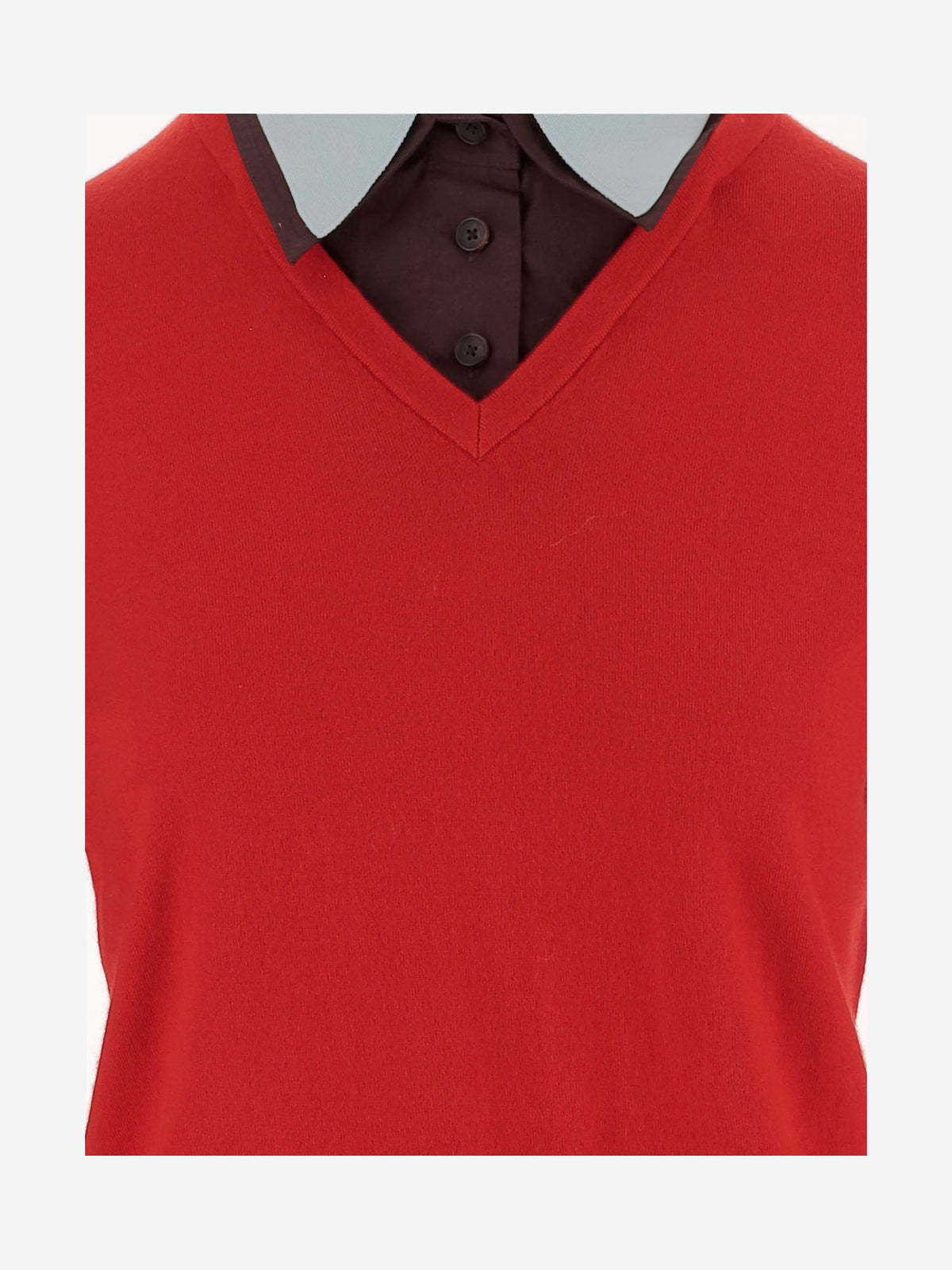 Tory トーリーバーチウールブレンドセーターと取り外し可能な襟 - Image 4