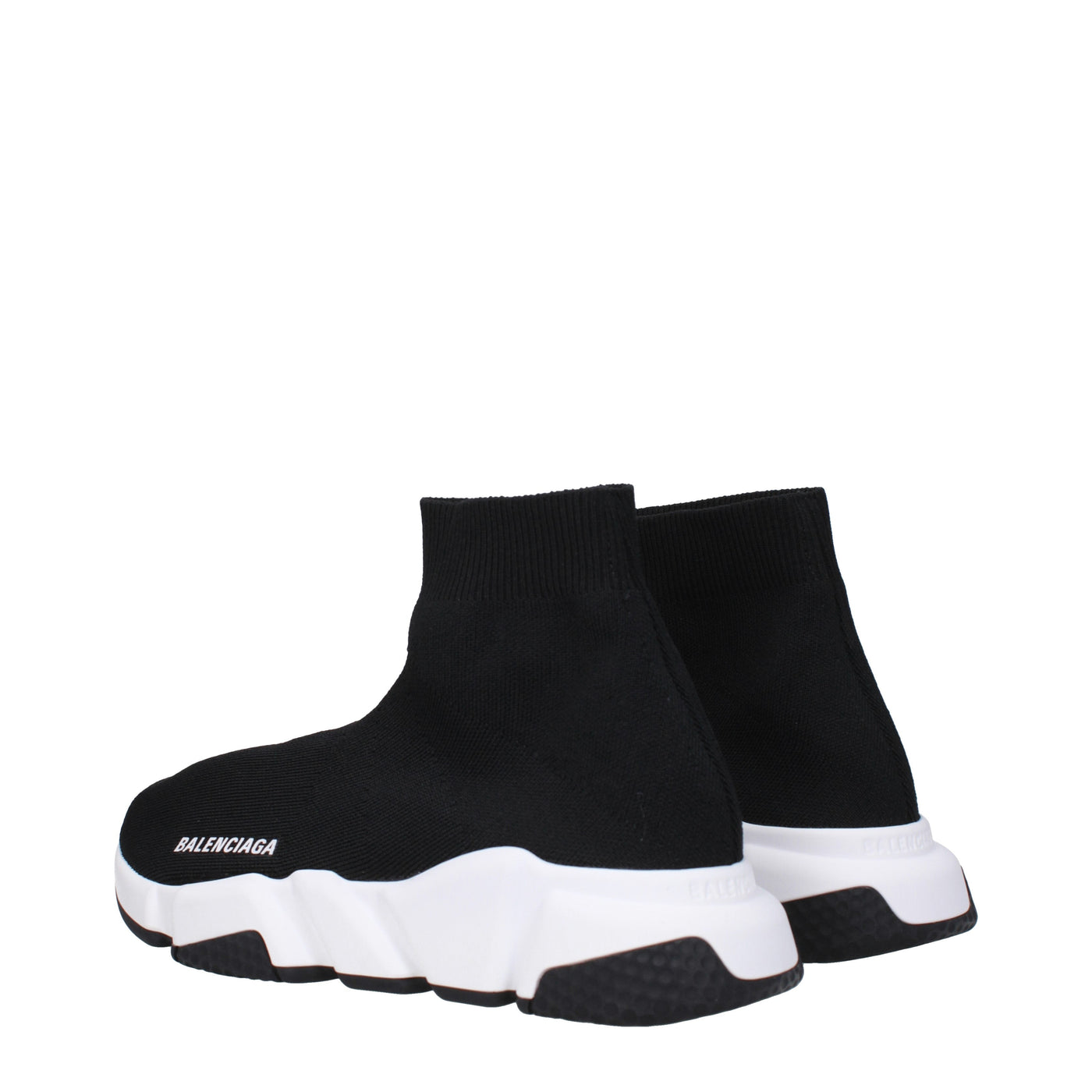 Balenciaga バレンシアガスニーカースピードウーマンファブリックブラック/ホワイト - Image 4