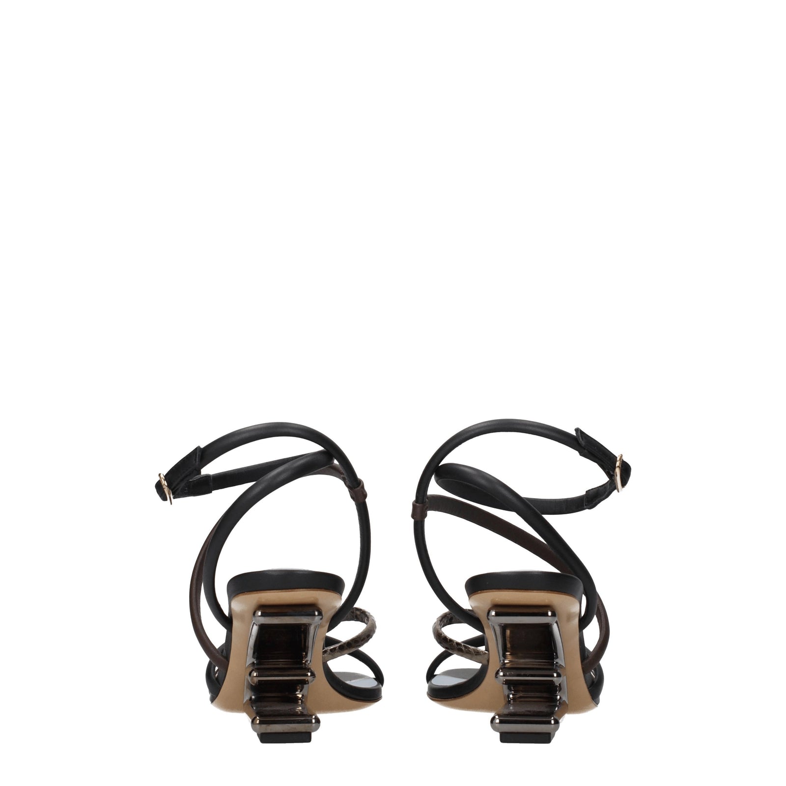 Fendi フェンディサンダル女性マルチカラーレザー - Image 4