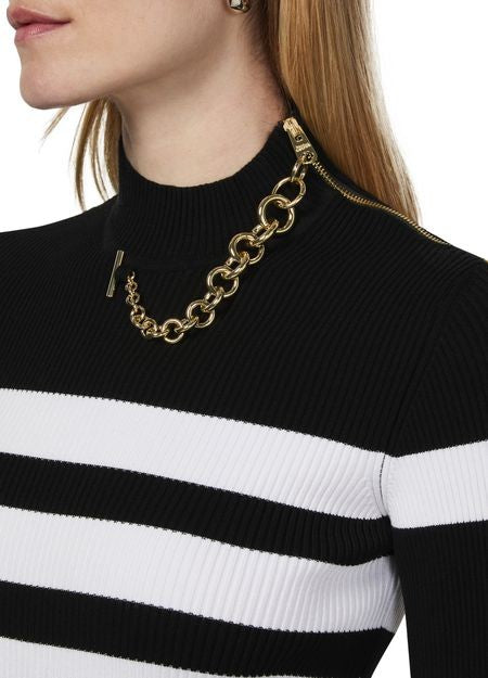 JEAN PAUL GAULTIER ビスコースニット製 半袖セーター - Image 4