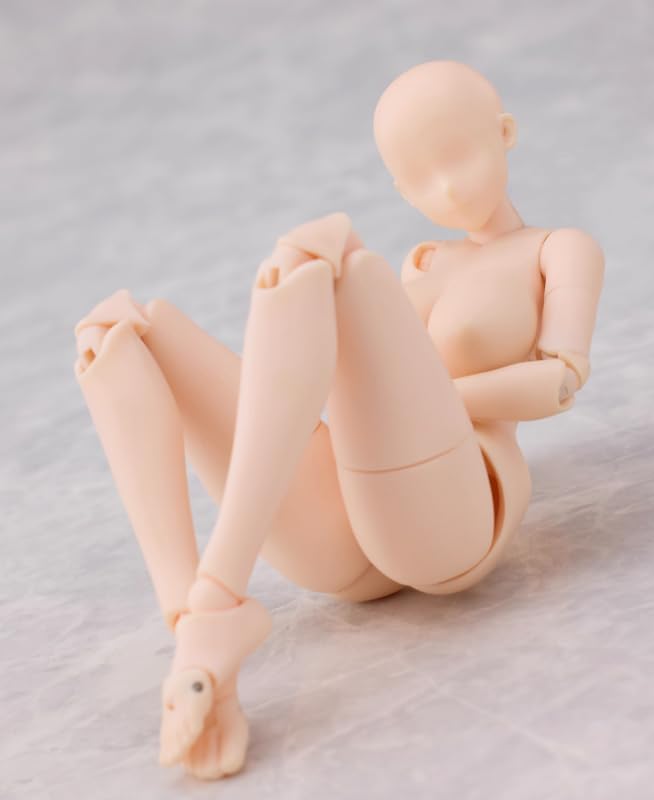 [AC] K-TOYS KT02 1/12 Anime Style Movable Action Figure Glamorous Female Bare Body White Skin