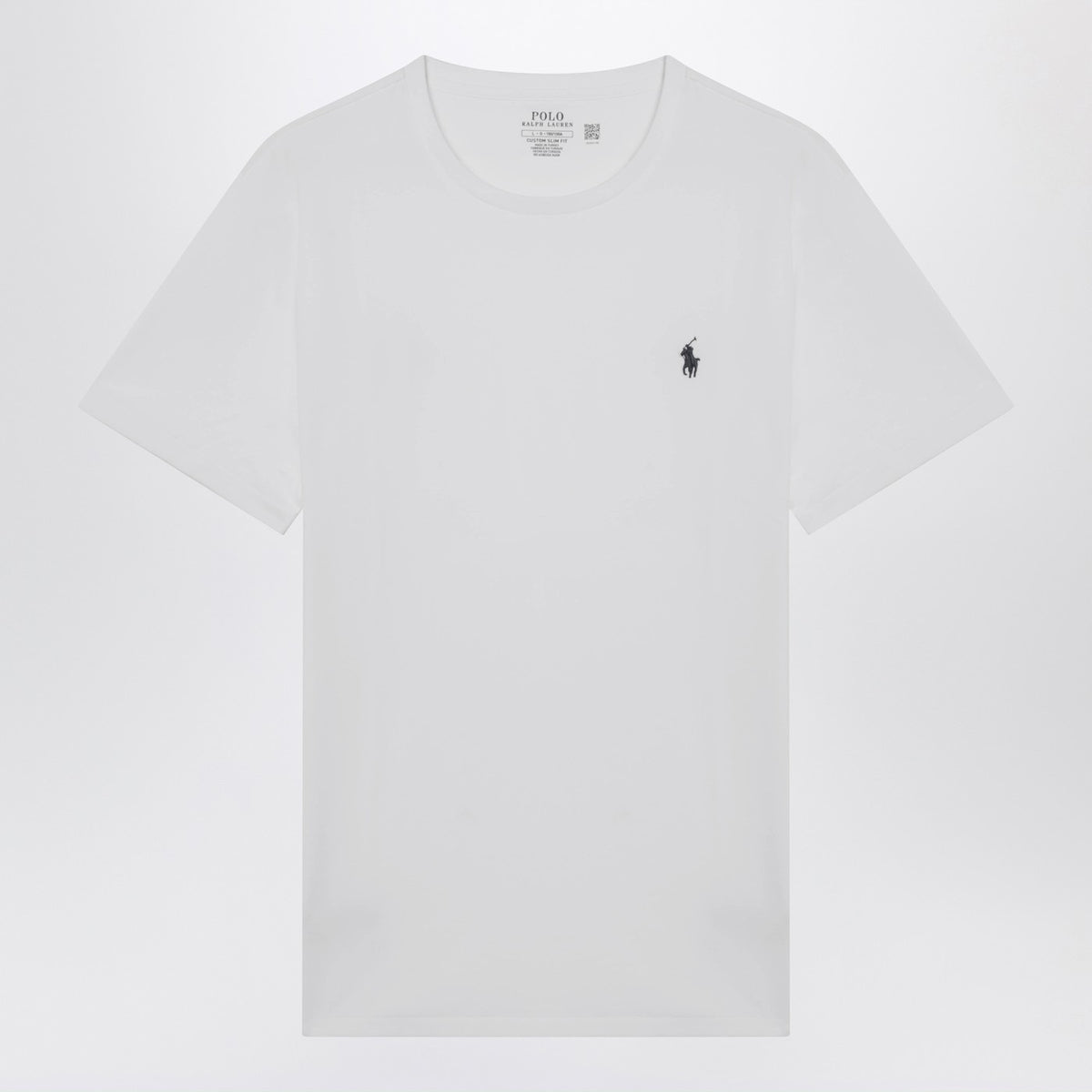 Polo ポロ ラルフローレン T シャツ ホワイト コットン カスタム スリム フィット - Image 4