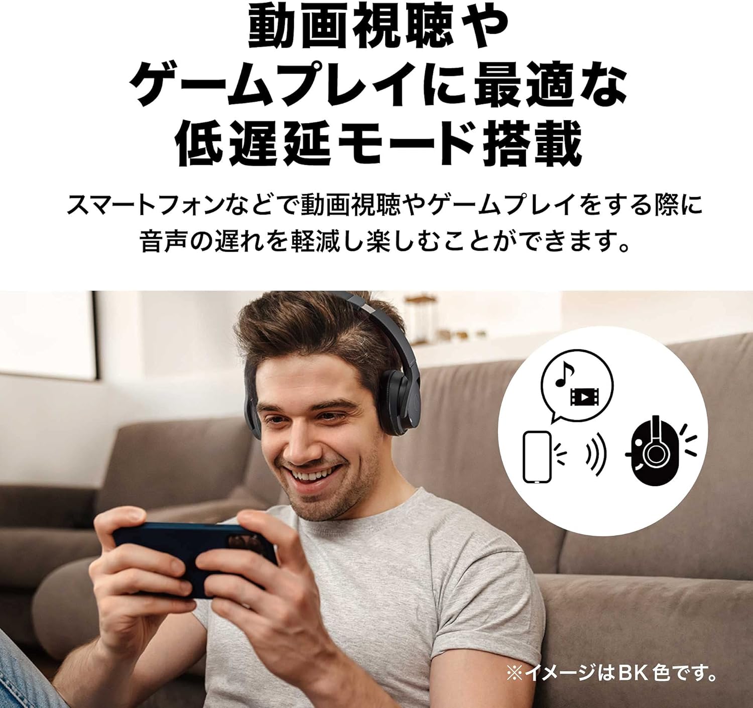 Audio Technica ATH-S220BT NBG Wireless Headphones Bluetooth Up to 60 Hours Playtime Fast Charging Low Latency Mode Multi-Point Support On-Ear Headphones Slim Domestic Genuine ATH-S220BT NBG Navy Beige