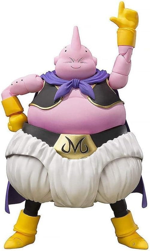 BANDAI SPIRITS S.H. Figuarts Dragon Ball Z Majin Buu - Zen-(Resale Version), Approx. 7.1 inches (180 mm), PVC & ABS, Pre-painted Action Figure