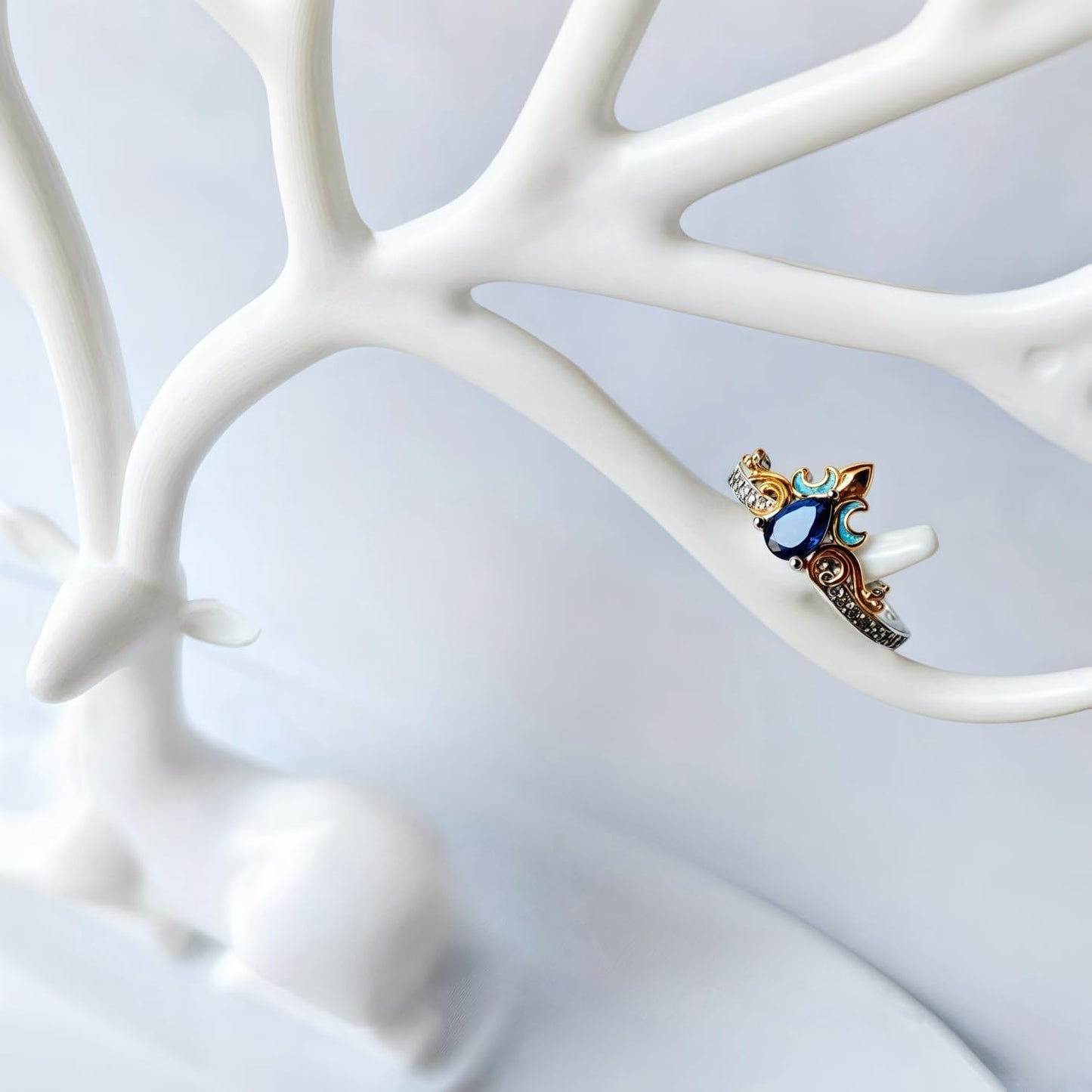 Sizuuenn Haragami Nouvillette Ring, Cosplay, Accessories, Anime, Accessories, School Festivals, Cultural Festivals, Festivals, Halloween, Events, Props for Photography, Commemorative, Present, Women's