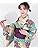 Kyoetsu Yukata Set, 2-Part Style, Girls, Generated, Changed Weaving, 2-Piece Set, Yukata, Waistband, Junior Girls