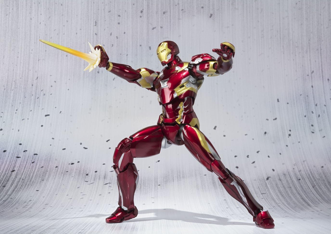 TAMASHII NATIONS S.H.フィギュアーツ キャプテン・アメリカ (シビルウォー) アイアンマン マーク46 約155mm ABS&PVC&ダイキャスト製 塗装済み可動フィギュア