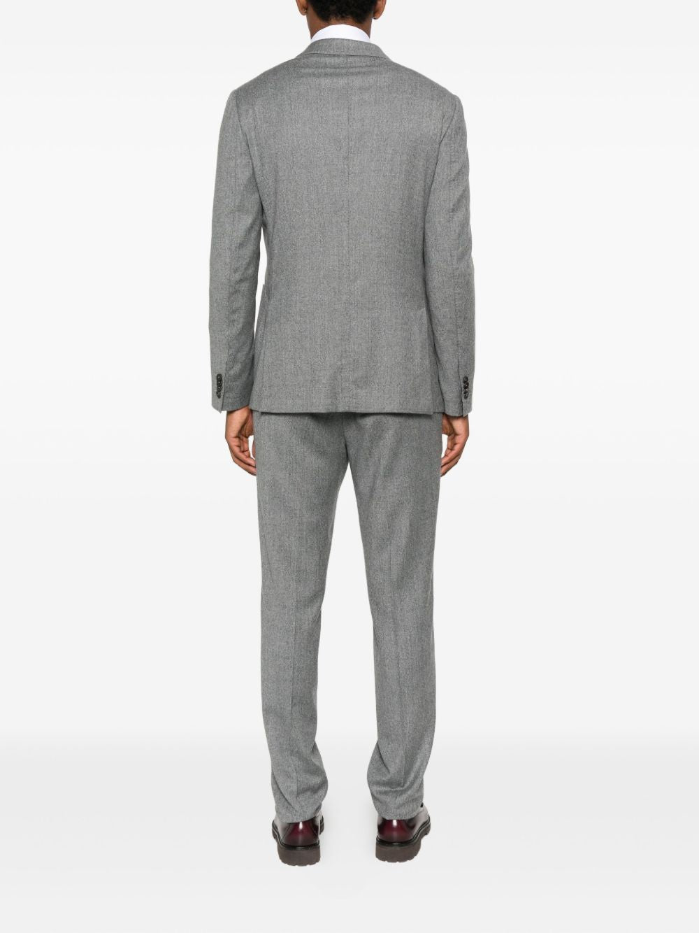 Zegna Ermenegildo Zegnaドレスグレー - Image 4