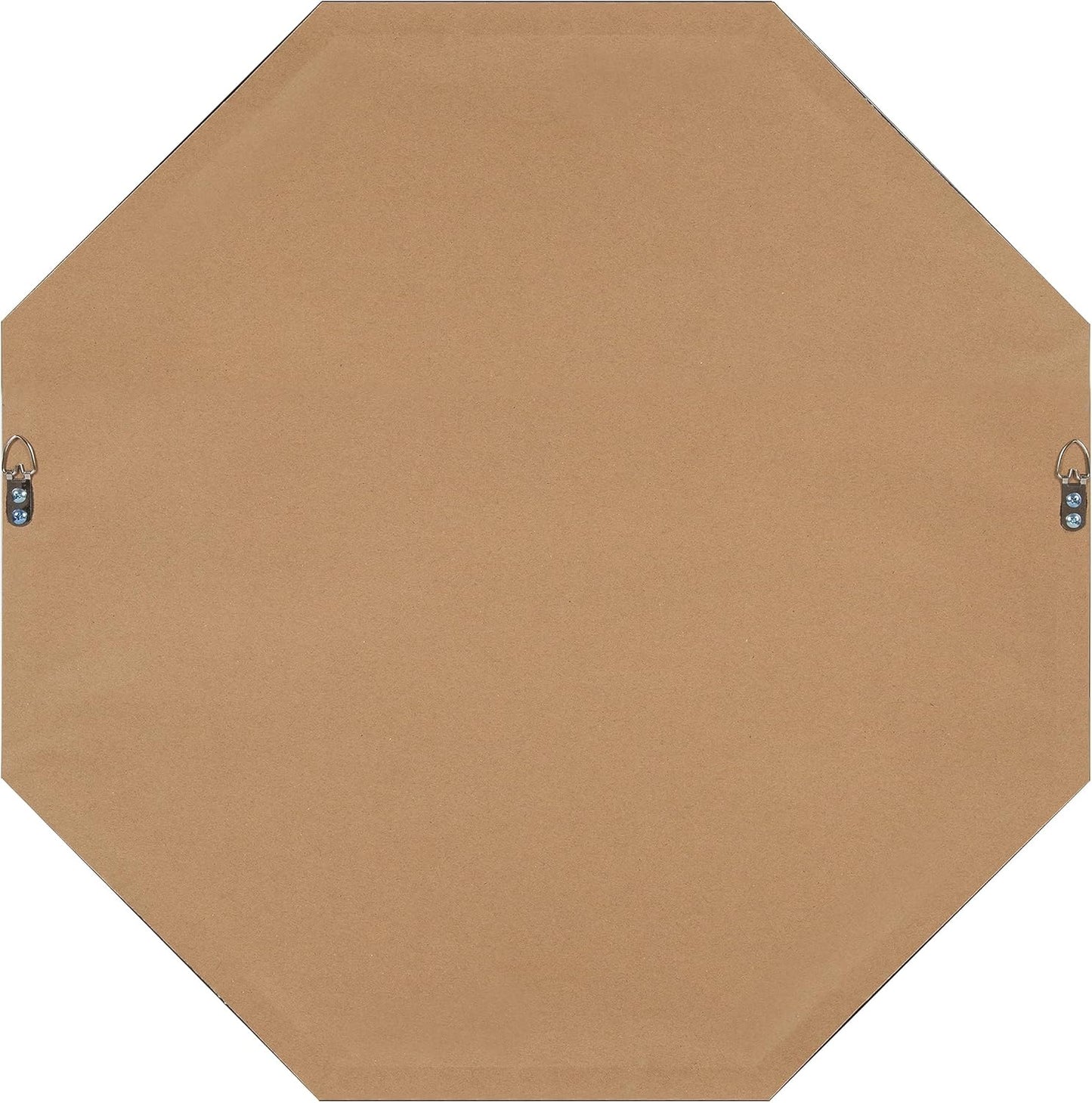 Kate and Laurel Rhodes - Espejo de pared octágono moderno, dorado, 25 x 25 pulgadas