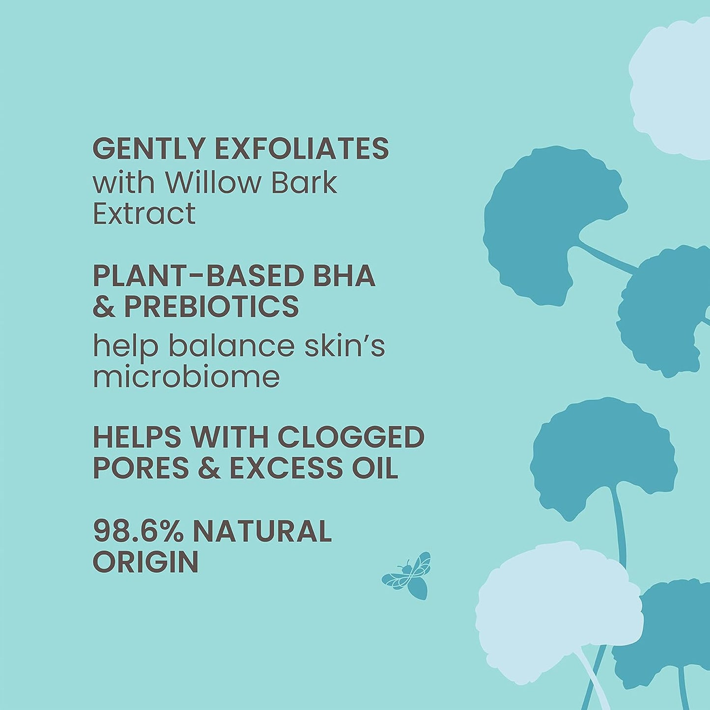 Burt's Bees Lavado facial espumoso, limpiador BHA Breakout Defense para todo tipo de piel, elimina las impurezas y el exceso de aceite facial, con un prebiótico, 8 onzas.
